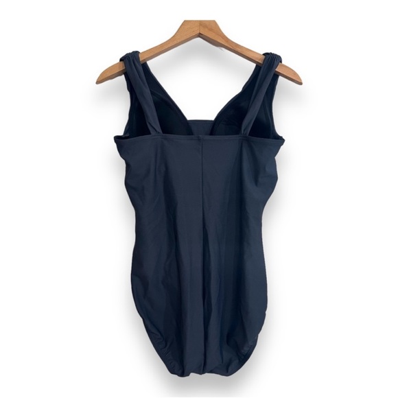 Lands end Slender Grecian Tummy Control One Piece Swimsuit 18 D - Picture 6 of 6